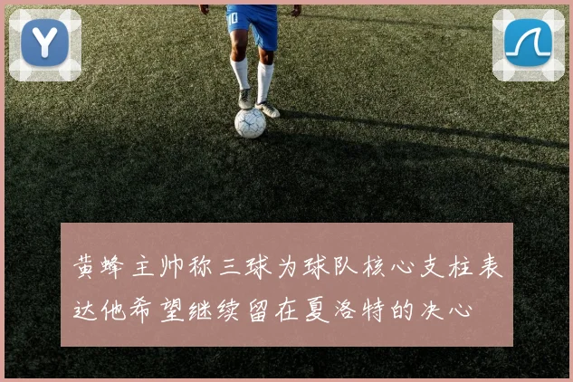 黄蜂主帅称三球为球队核心支柱表达他希望继续留在夏洛特的决心
